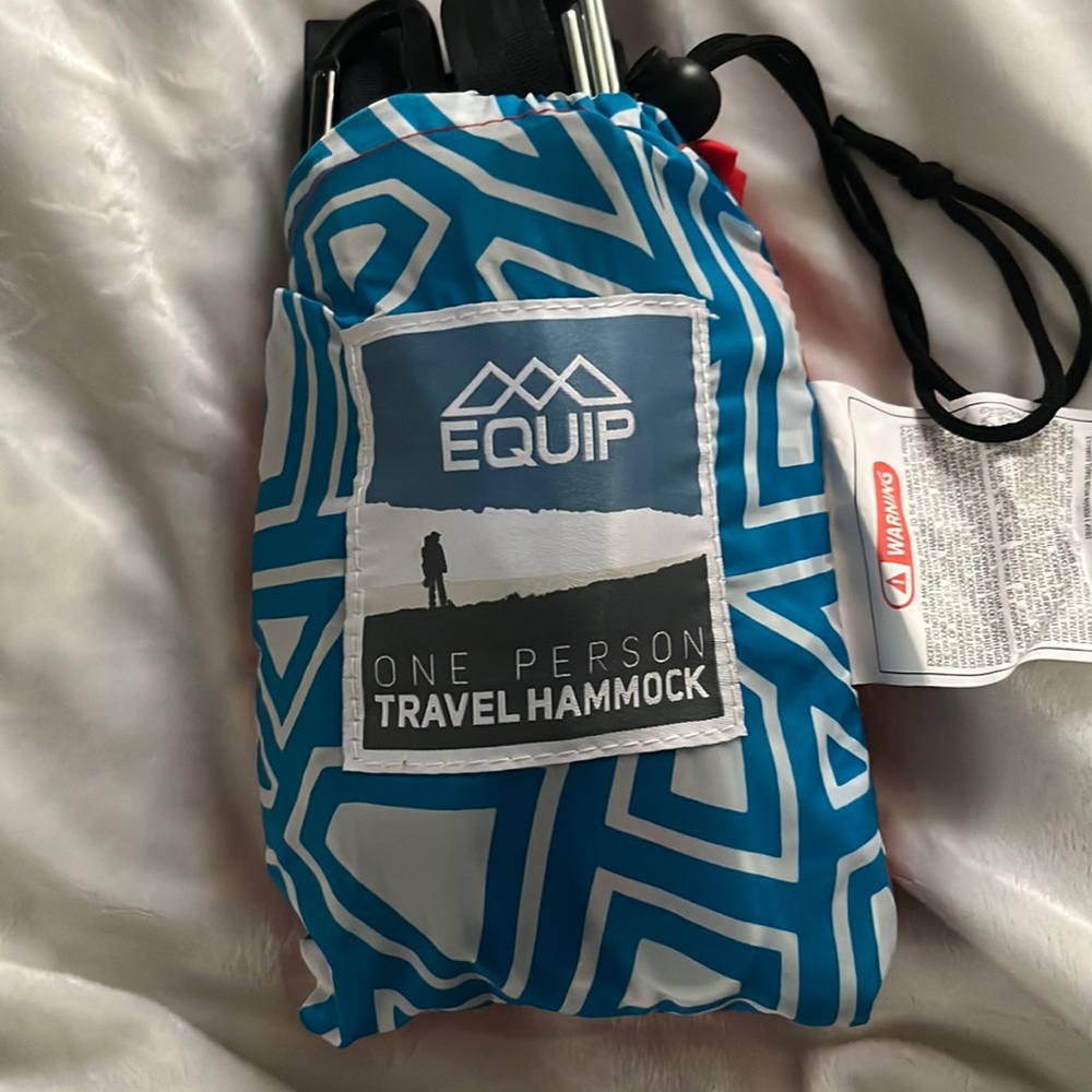 Equip one person travel hammock